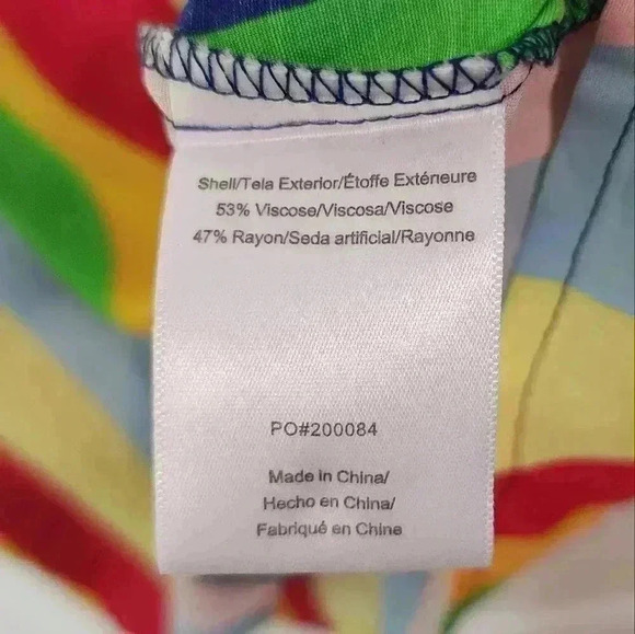 ModCloth Basically Breezy Sundress Womens Sz Small Rainbow Stripe Sleeveless NWT - Picture 5 of 5